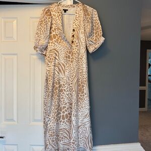 Ann Taylor animal print dress